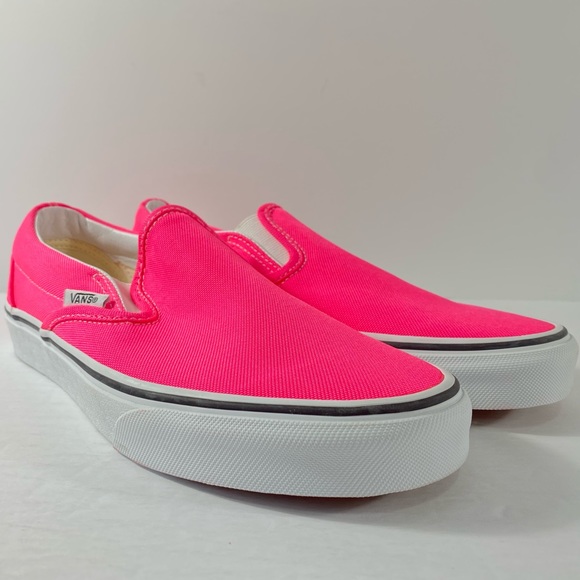 Vans Shoes - Vans Classic Slip-On Neon Knockout Pink Sneakers